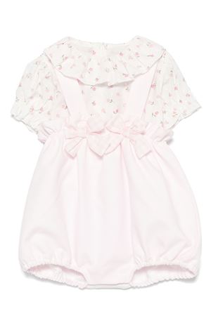 pink cotton salopette LA STUPENDERIA KIDS | TBCT58P07.